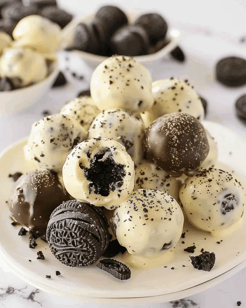 Easy No Bake Oreo Cheesecake Balls