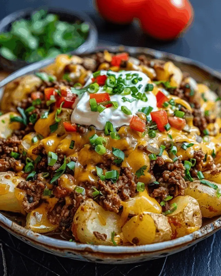 Cheesy Taco Potatoes