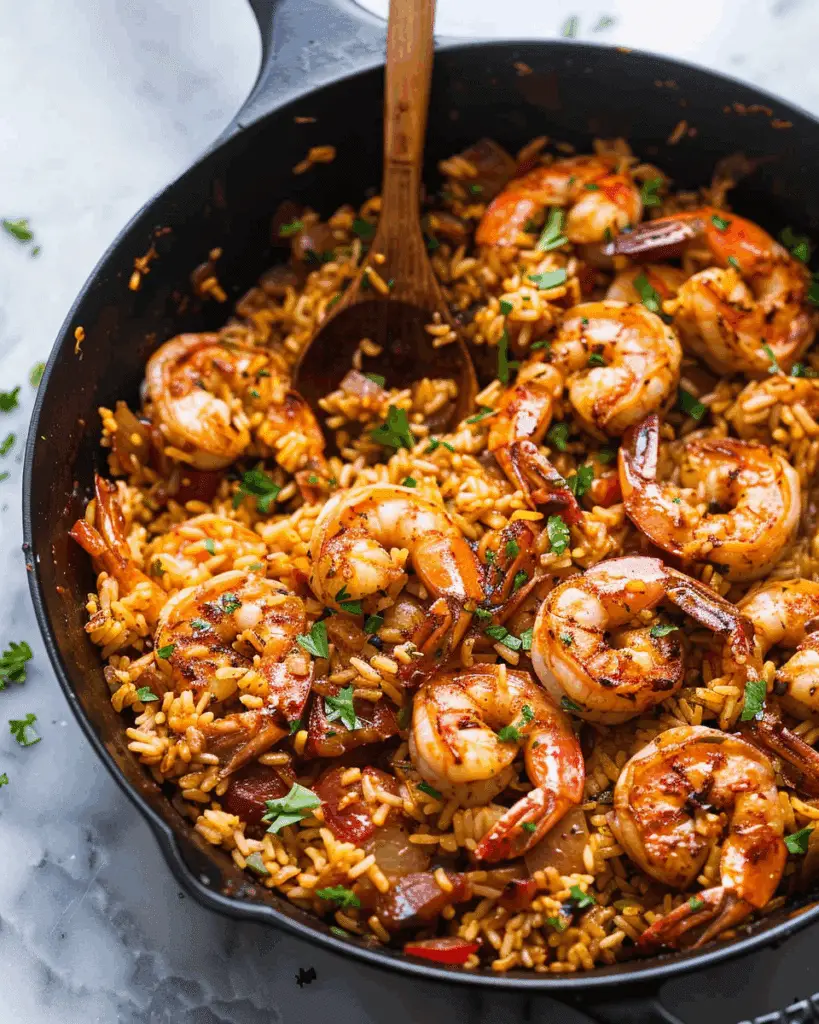 Cajun Shrimp and Rice Skillet