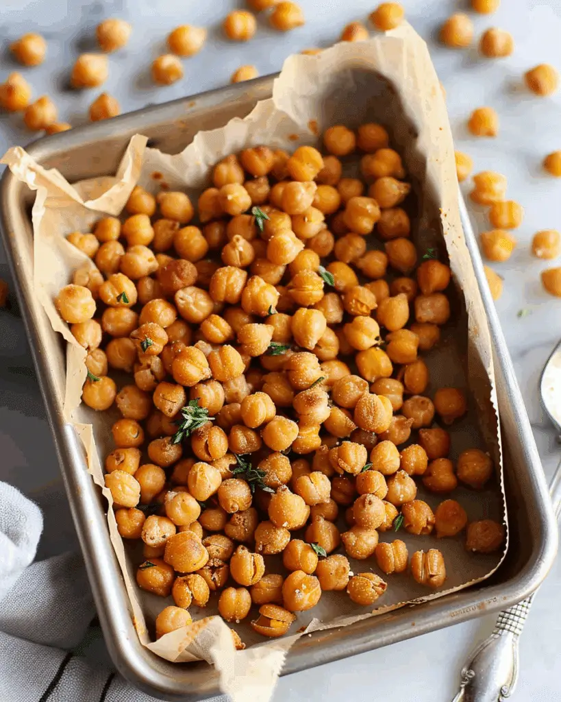 Eazy Crispy Roasted Chickpeas