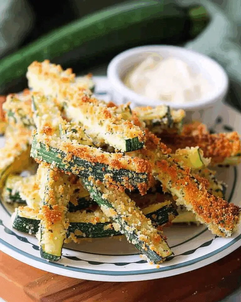 Parmesan Crusted Zucchini Sticks