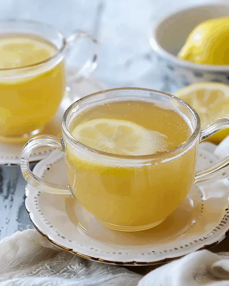 Warm Lemon, Honey, and Ginger Soother