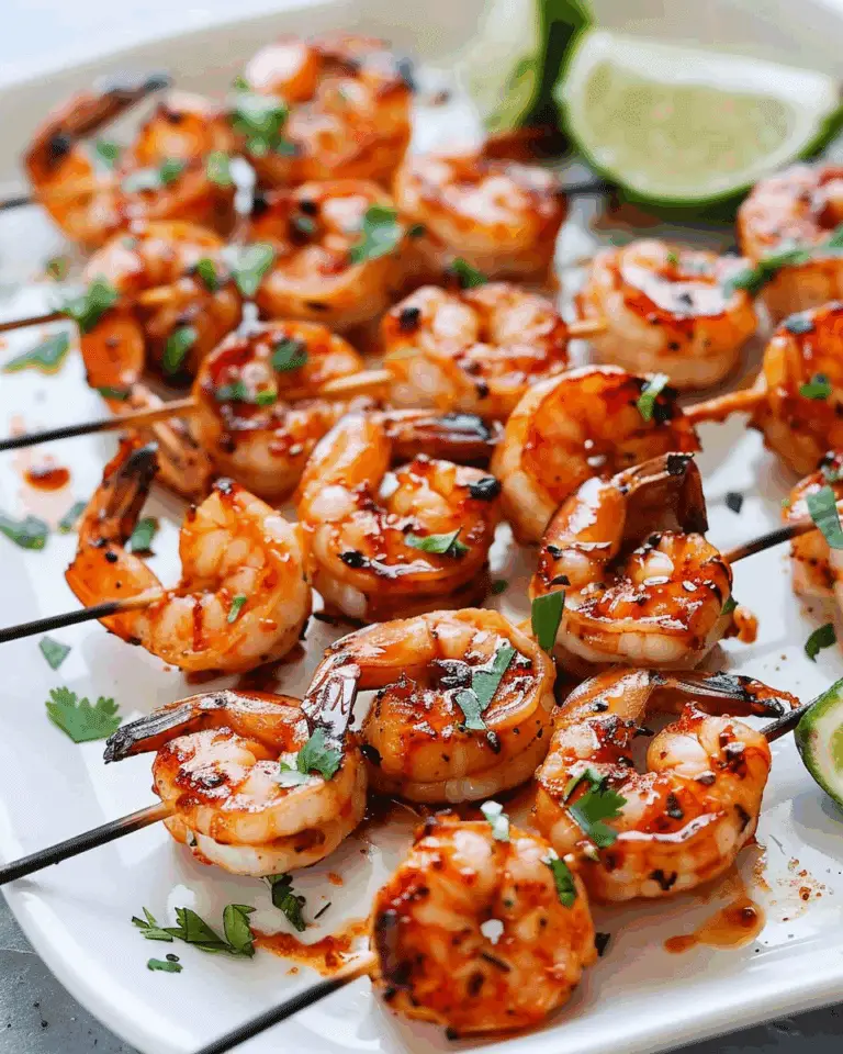 Sweet Chili Shrimp Skewers