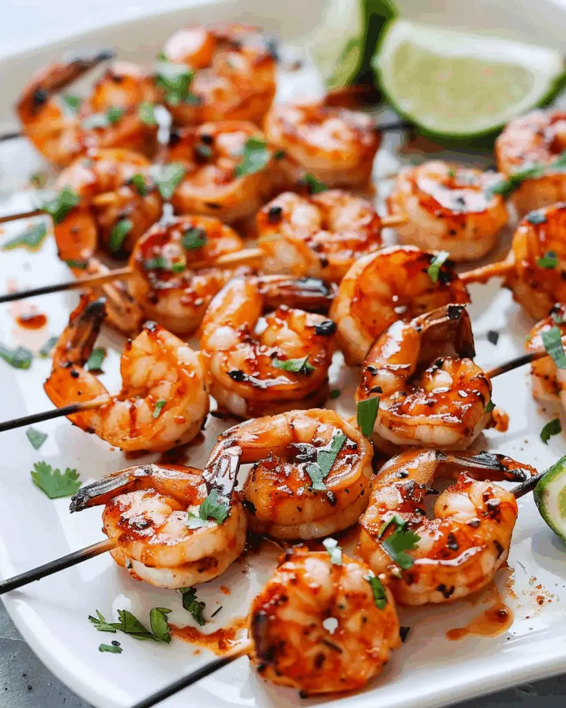 Sweet Chili Shrimp Skewers