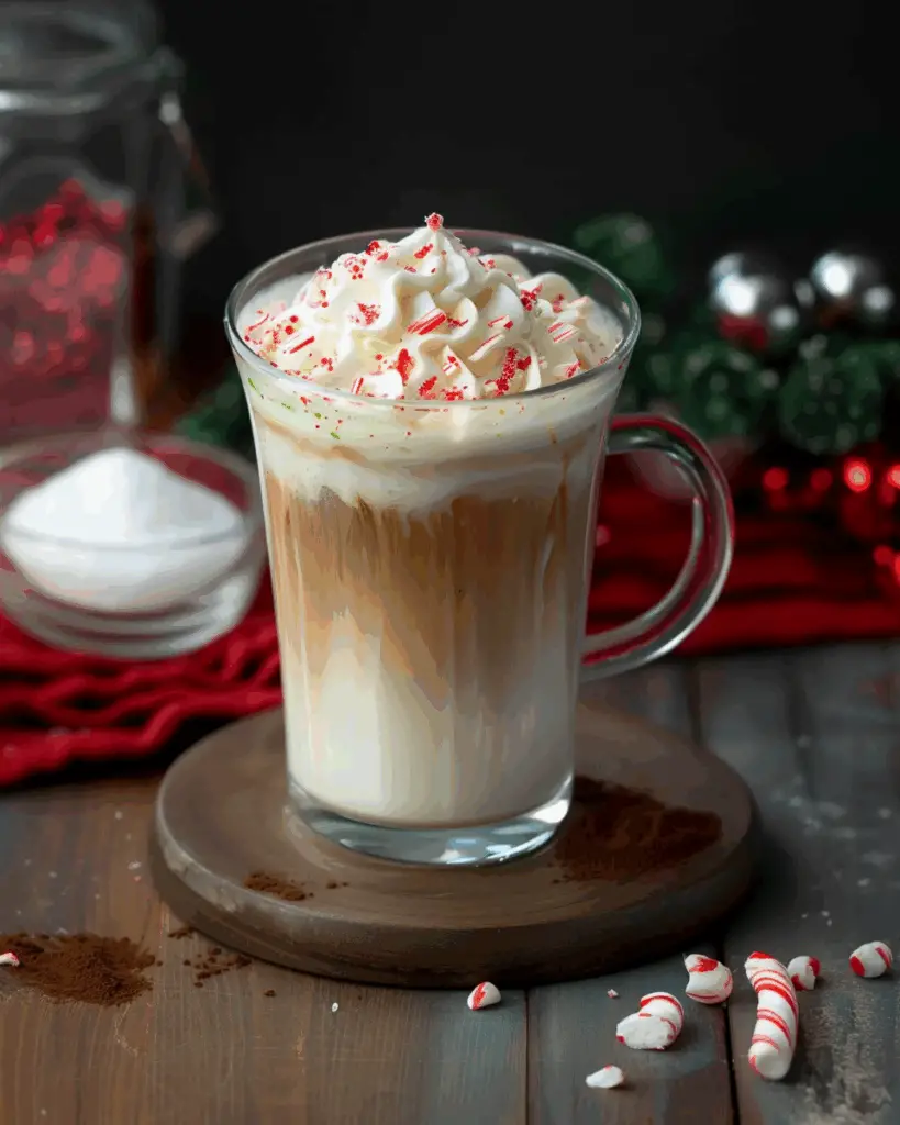 Peppermint White Chocolate Latte