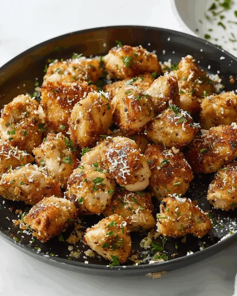 Garlic Parmesan Chicken Bites