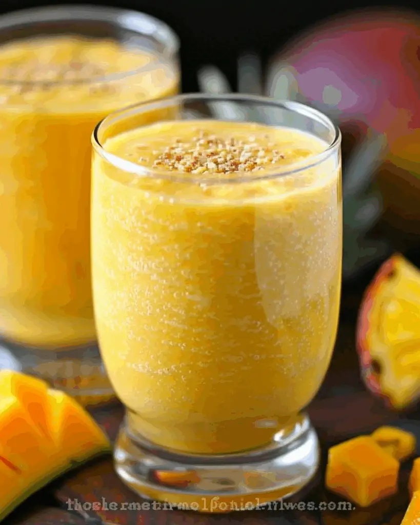 Tropical Mango Pineapple Smoothie