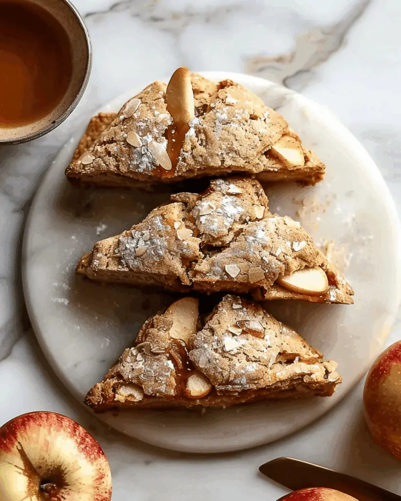 Caramel Apple Cinnamon Scones