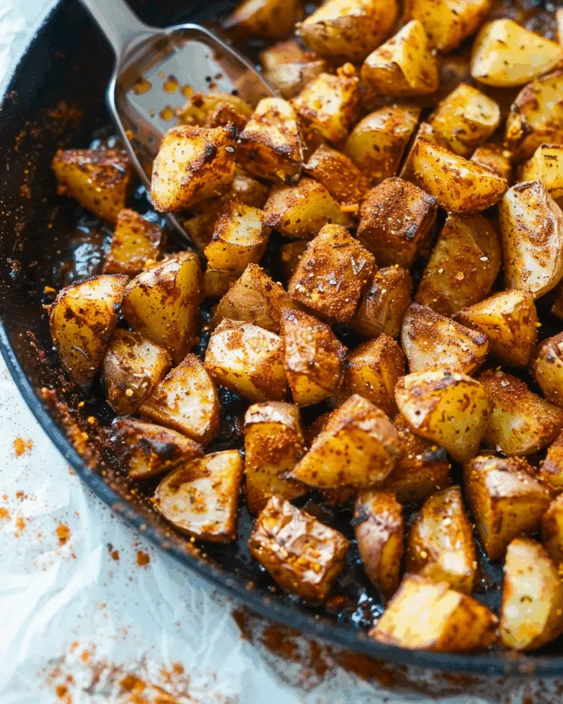 Taco Spiced Roasted Potatoes (Oil Free!)