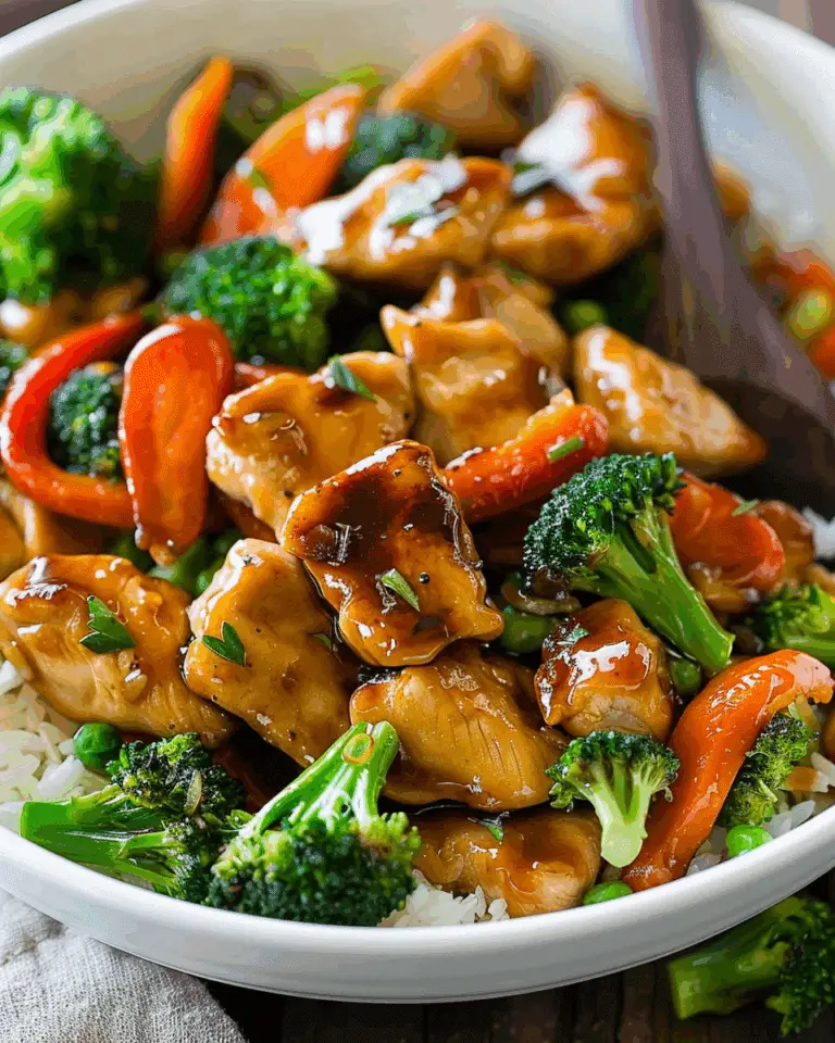 Honey Garlic Chicken Stir Fry