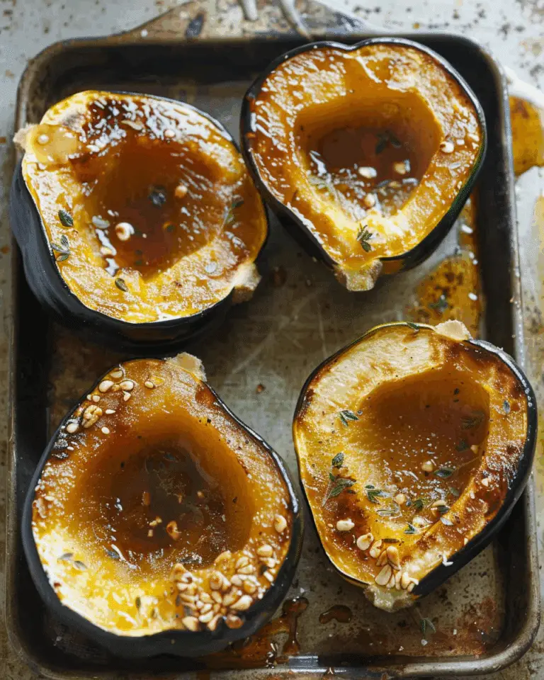 Maple‑Roasted Acorn Squash