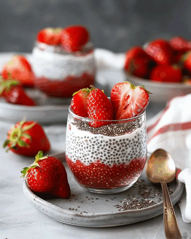 Strawberry Coconut Chia Pudding
