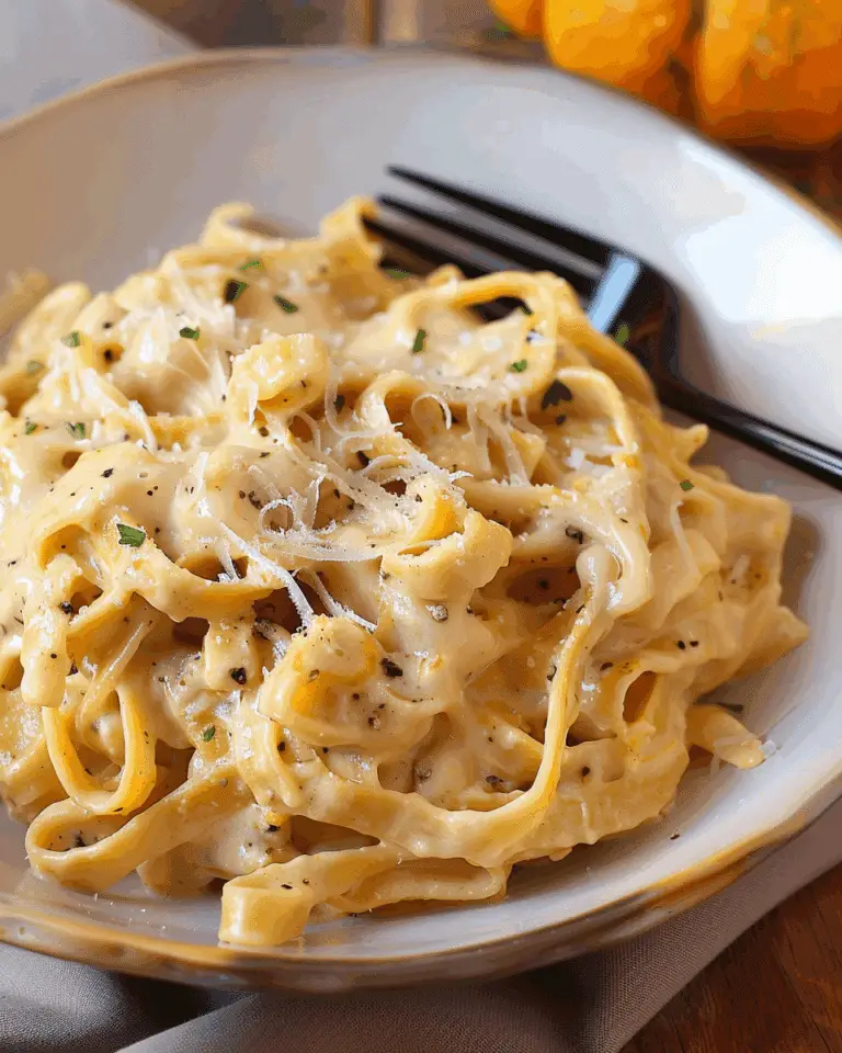 Pumpkin Fettuccine Alfredo