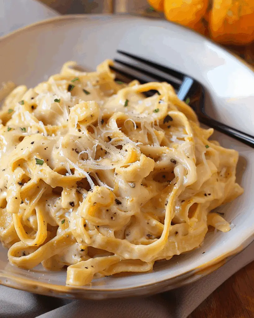Pumpkin Fettuccine Alfredo