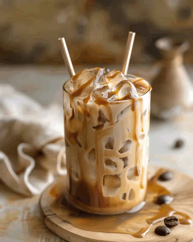Easy Homemade Caramel Iced Coffee