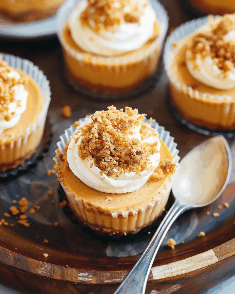 Easy Pumpkin Cheesecake Cups