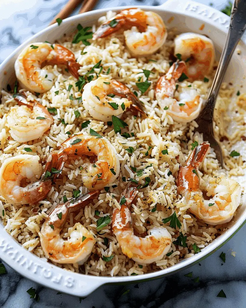 Garlic Butter Shrimp and Rice