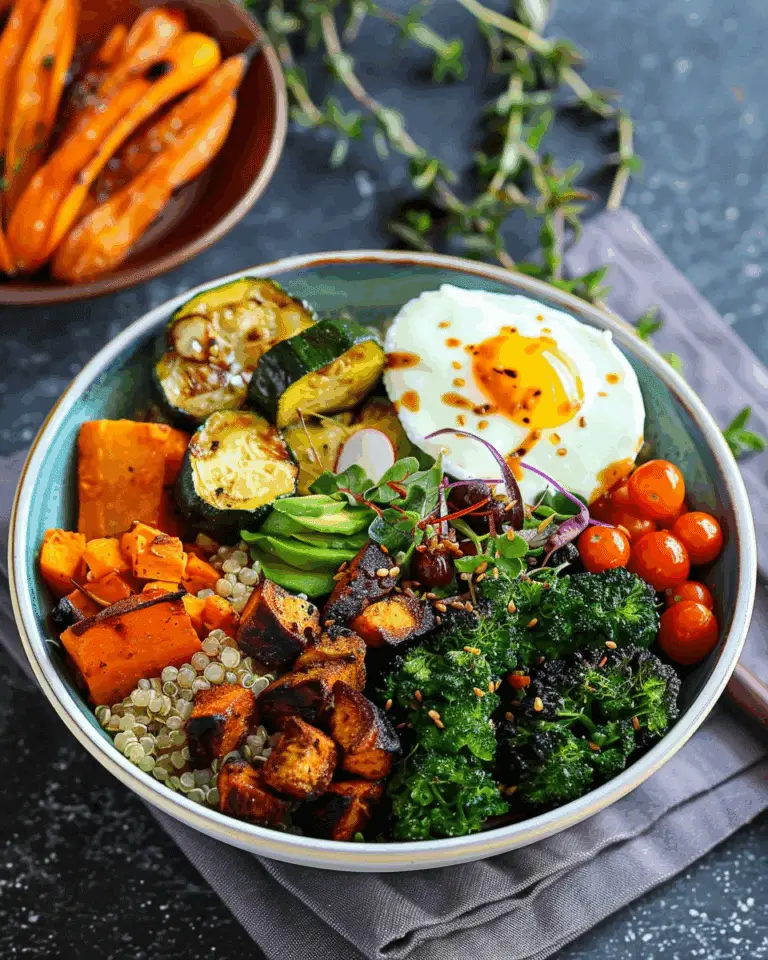 Roasted Veggie Quinoa Bowl