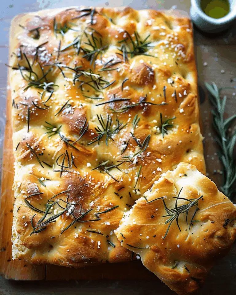 Overnight Refrigerator Focaccia