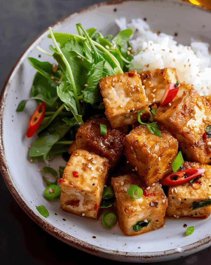 Zesty Crispy Tofu
