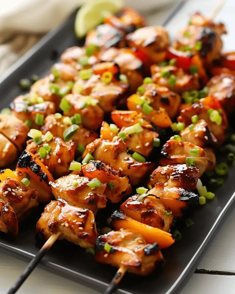 Teriyaki Chicken Skewers
