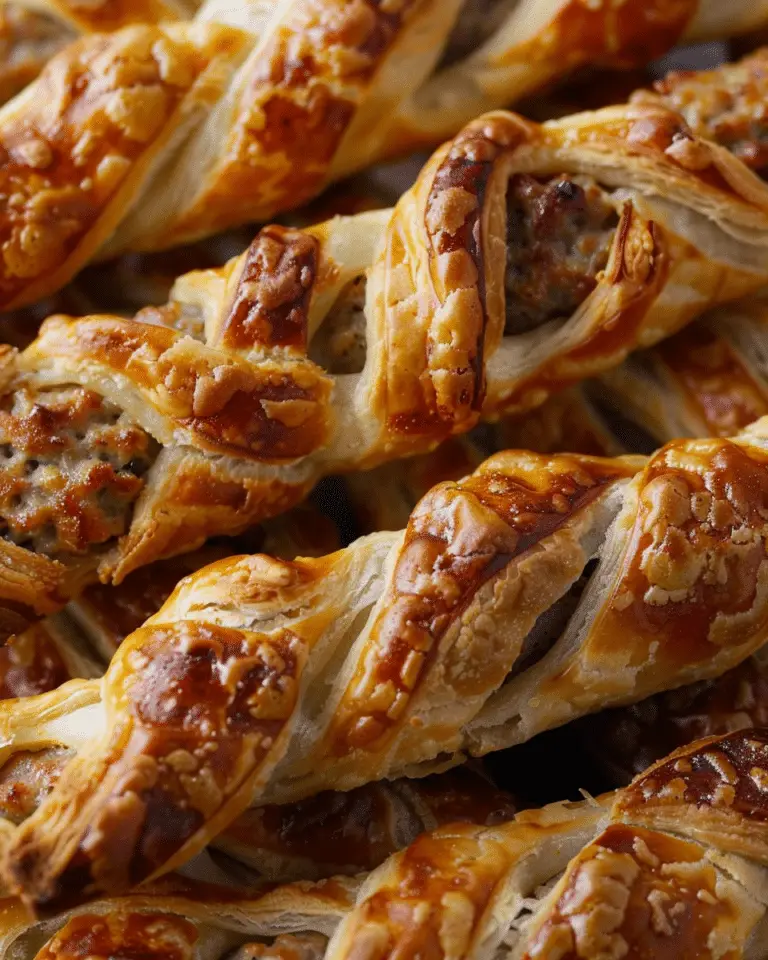 Sausage Puff Pastry Twists