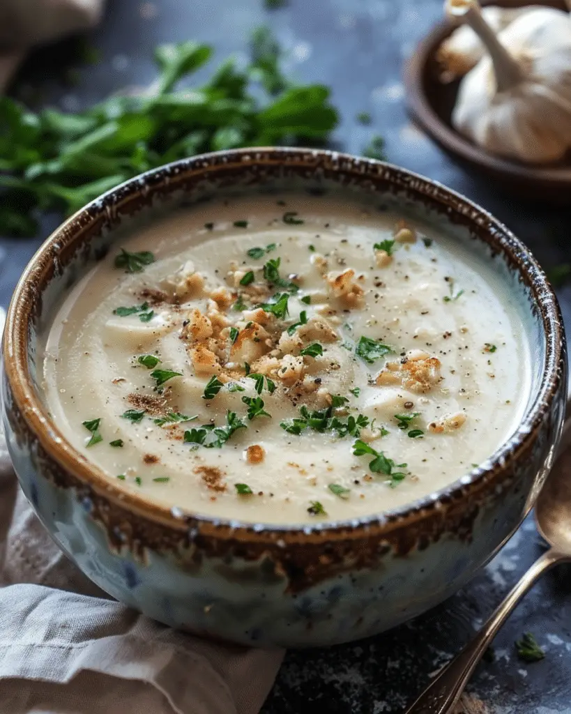 Rustic Country French Garlic Soup: A Creamy, Immune‑Boosting Comfort in a Bowl