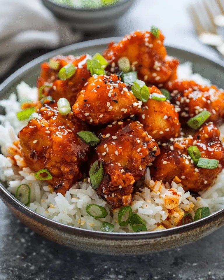 Korean‑Style Fire Chicken (Buldak) With Cheese