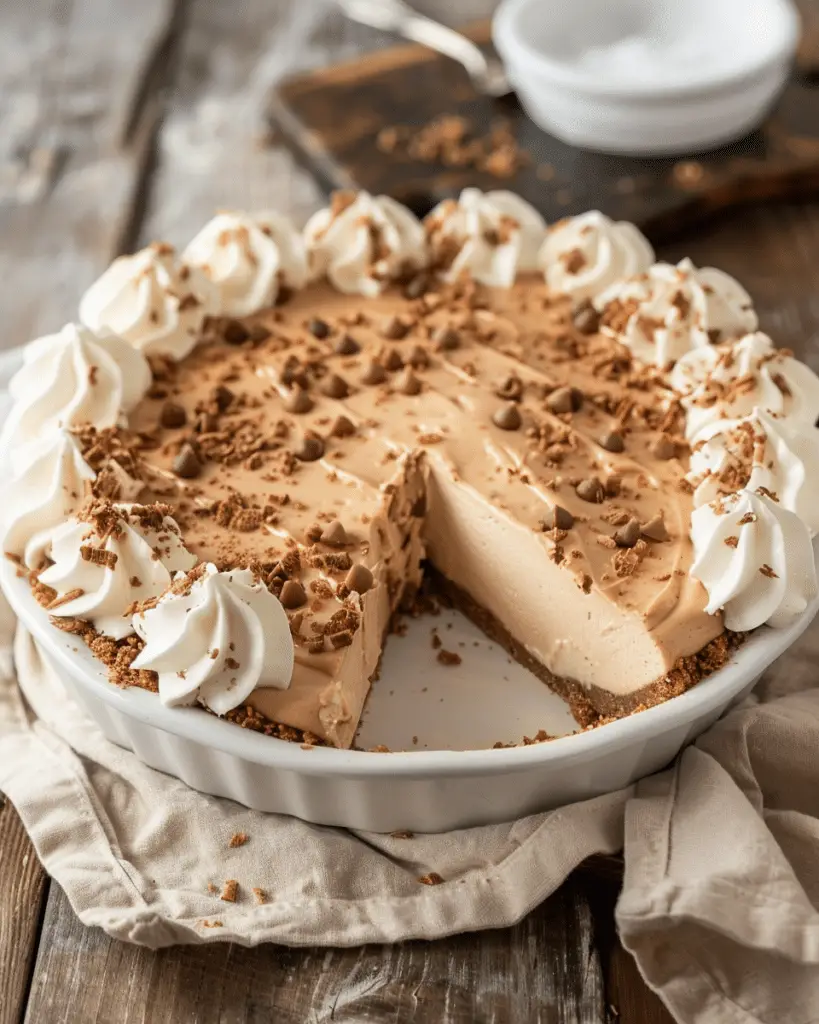 No Bake Peanut Butter Pie