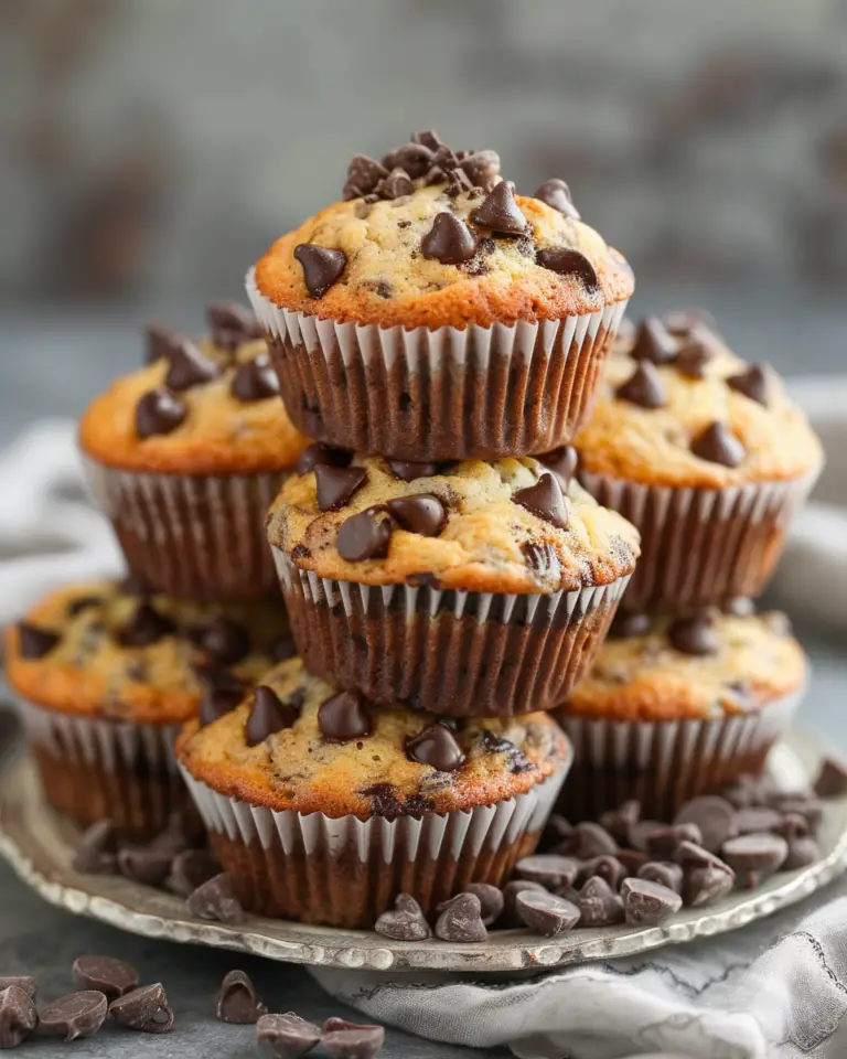 Irresistible Small Batch Banana Chocolate Chip Muffins
