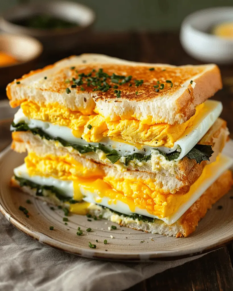 Japanese Egg Sandwich (Tamago Sando)