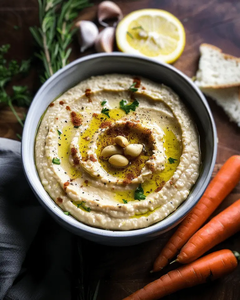 Classic Lemon Garlic Hummus