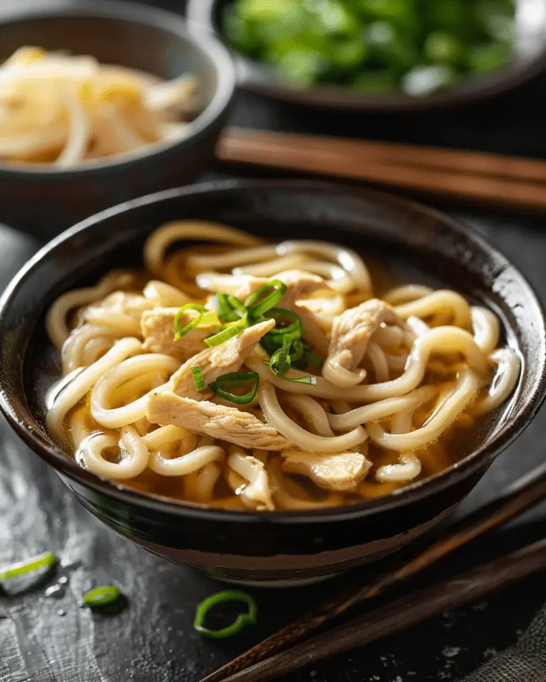 Quick & Delicious Chicken Udon