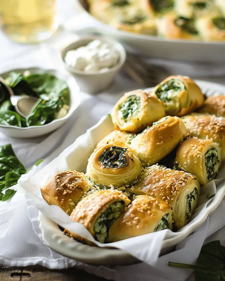 Spinach and Ricotta Rolls