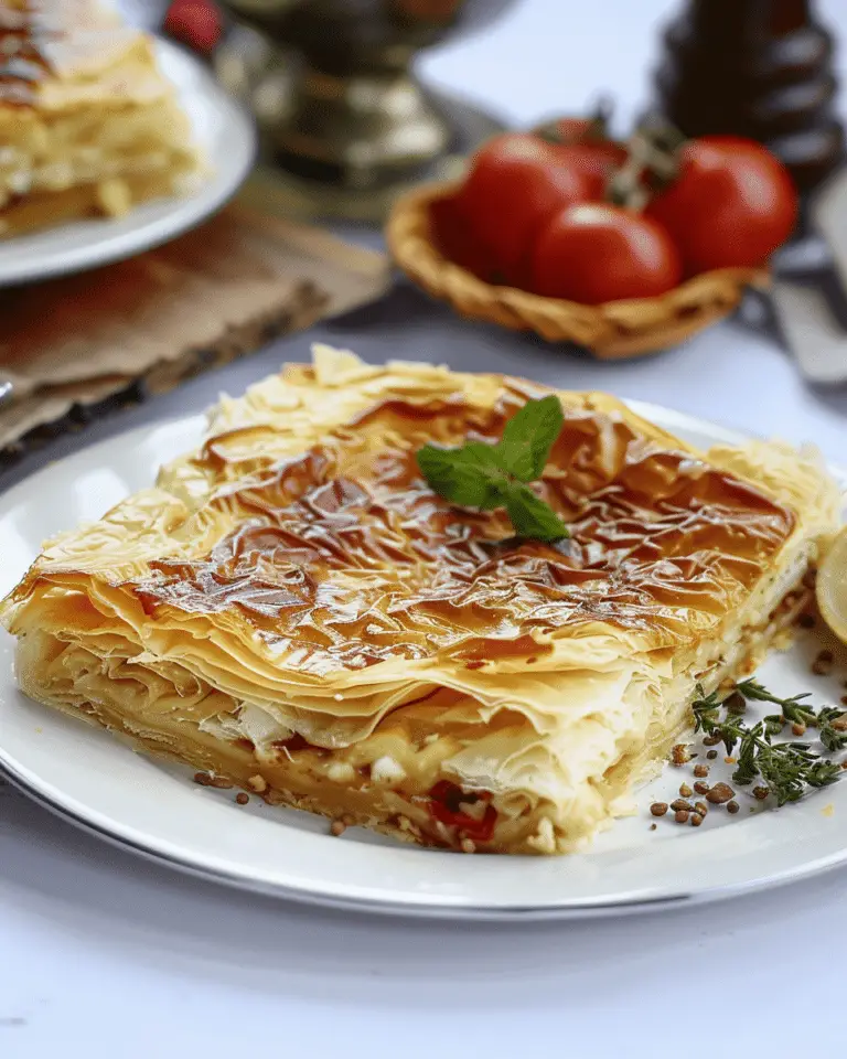 Turkish Su Böreği – Layered Pastry with Cheese
