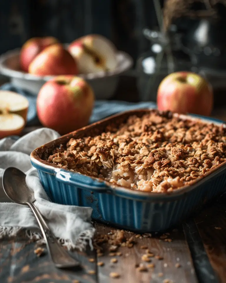 Apple Streusel Baked Oatmeal