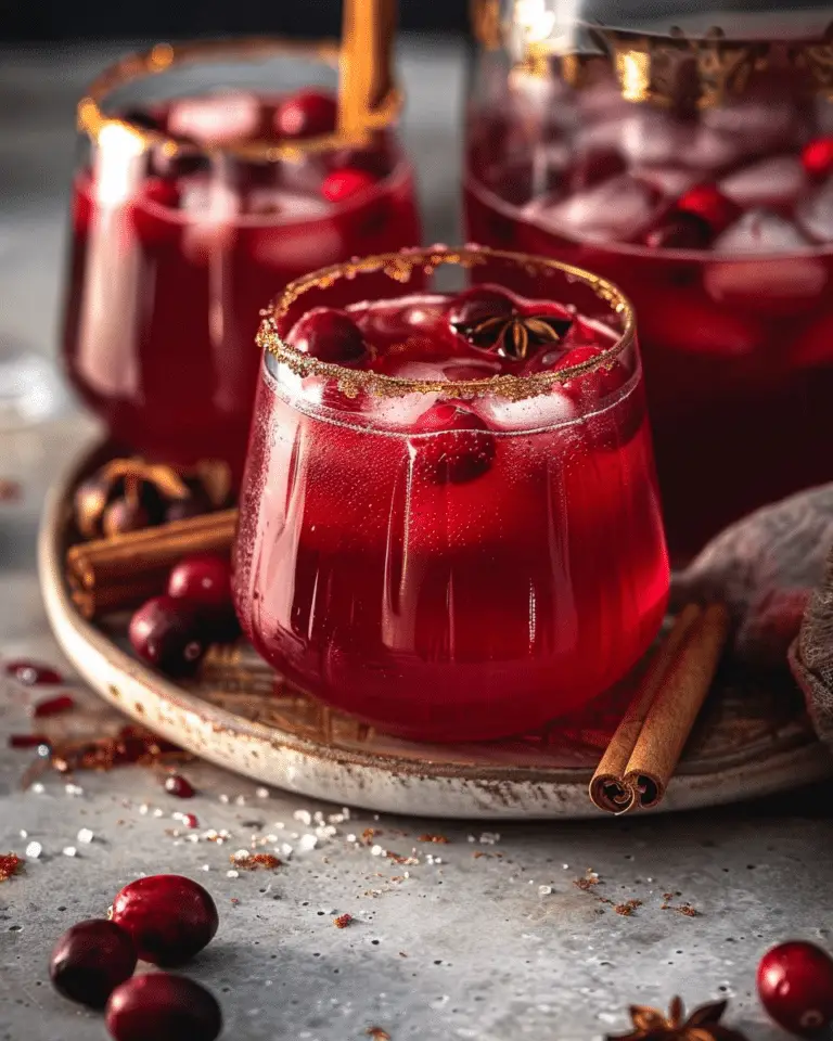 Spiced Cranberry Punch