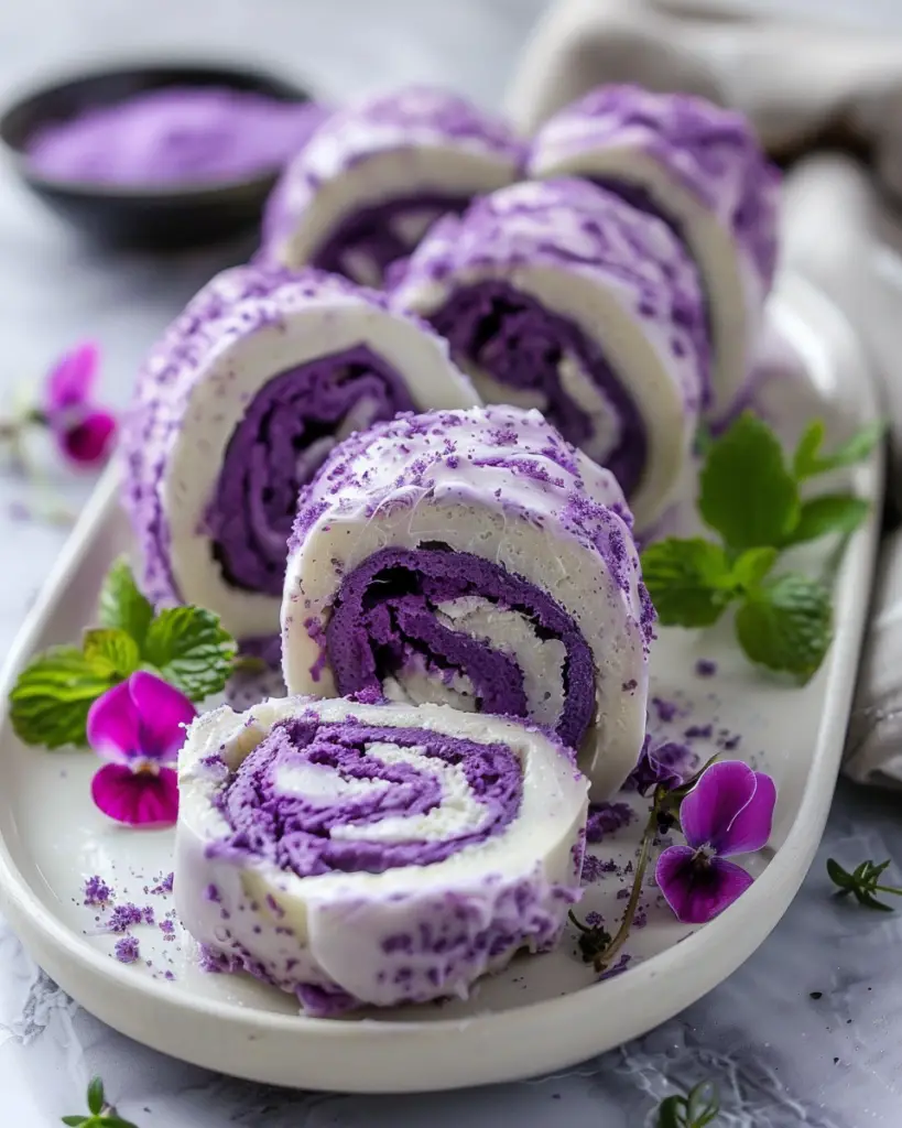 Irresistible Vegan Ube Rolls: Soft Sweet Delight