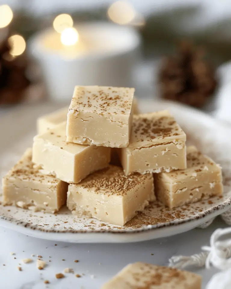 Eggnog Fudge