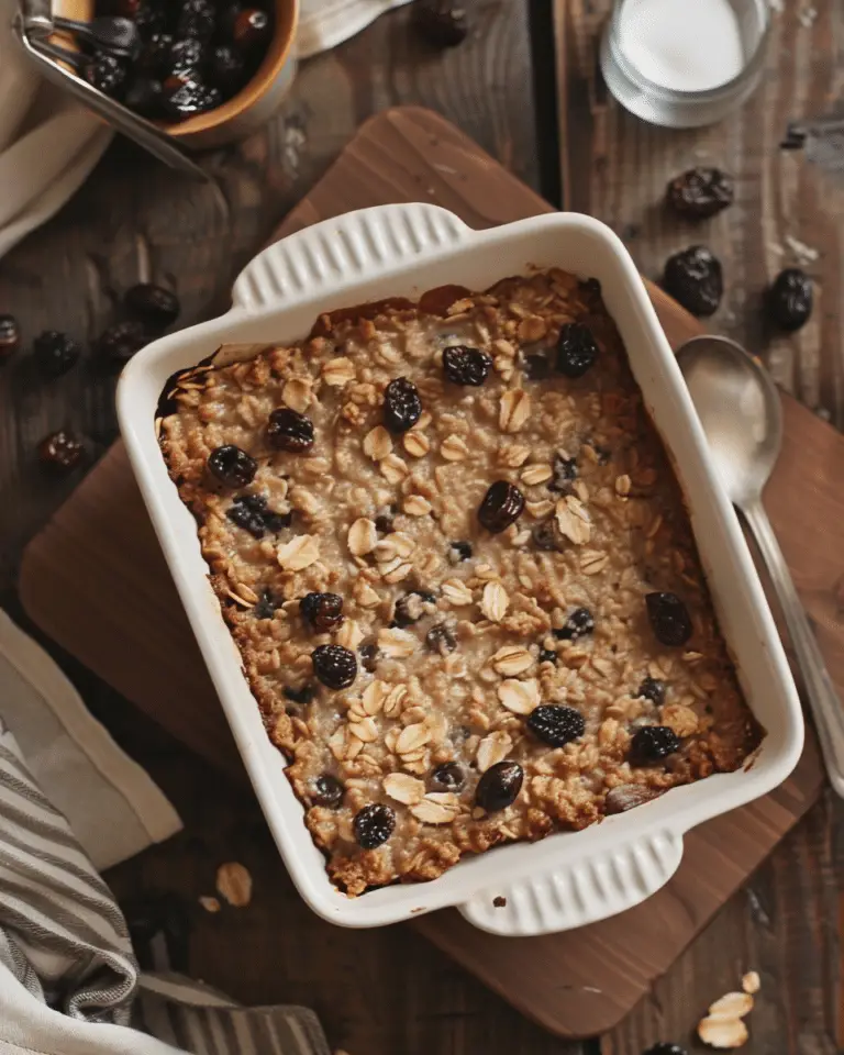Pancake Oatmeal Bake