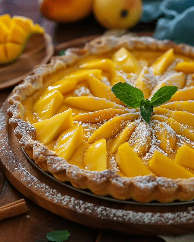 Mango Curd Tart Recipe