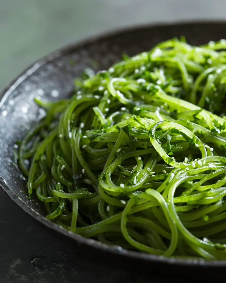 Green Ginger Rice Noodles