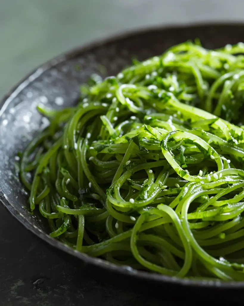 Green Ginger Rice Noodles