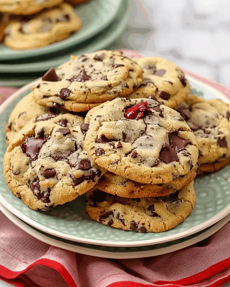 Spumoni Chocolate Chip Cookies