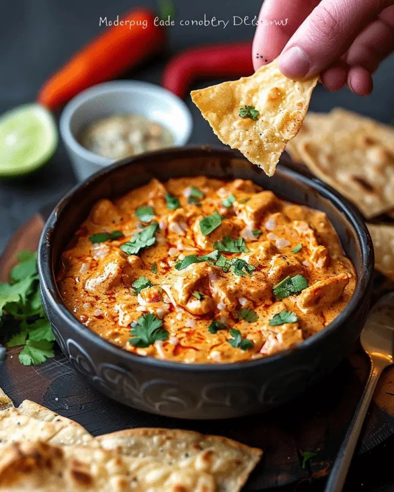 Indian Butter Chicken Dip