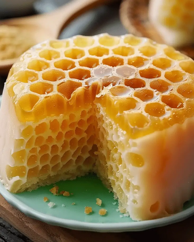 Steamed Vietnamese Honeycomb Cake