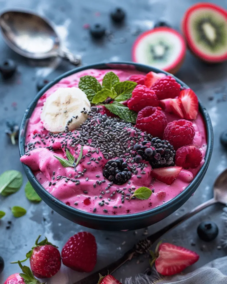 Pitaya Smoothie Bowl Recipe