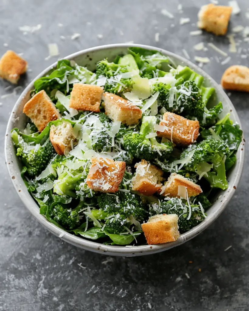 Broccoli Caesar Salad