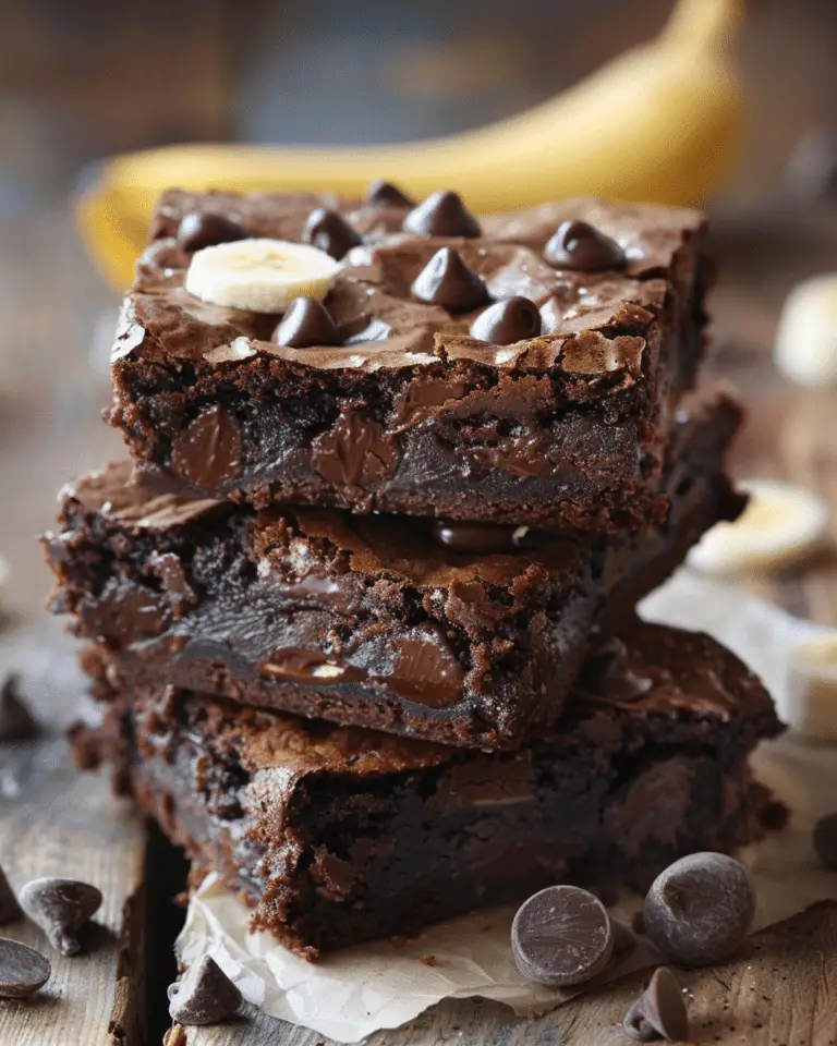 Banana Bread Brownies : The Perfect Combination