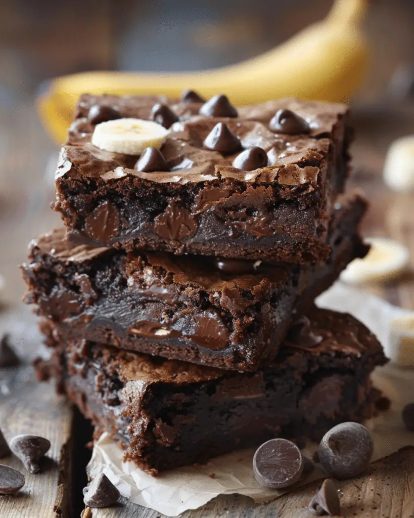 Banana Bread Brownies : The Perfect Combination